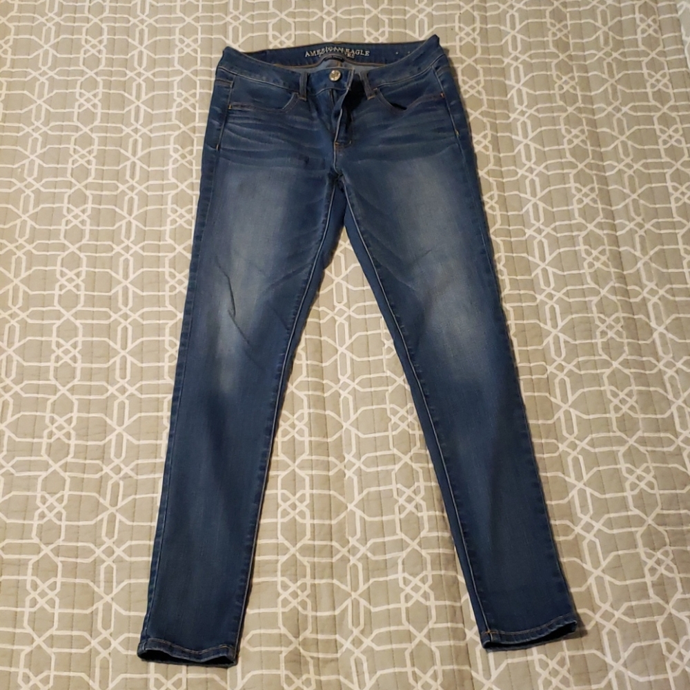 8 Long America Eagle Super Stretch jeans/jeggings